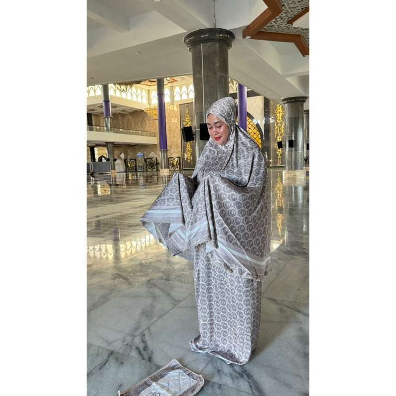 mukena sultan bahan armani printing