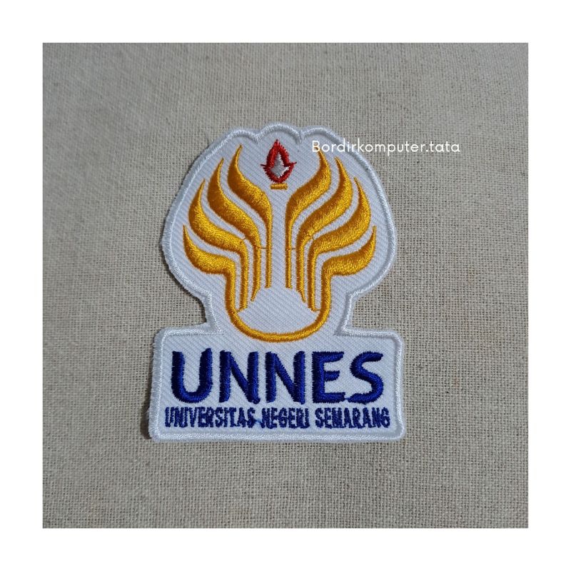BORDIR LOGO UNNES/ PATCH BORDIR UNIVERSITAS NEGERI SEMARANG