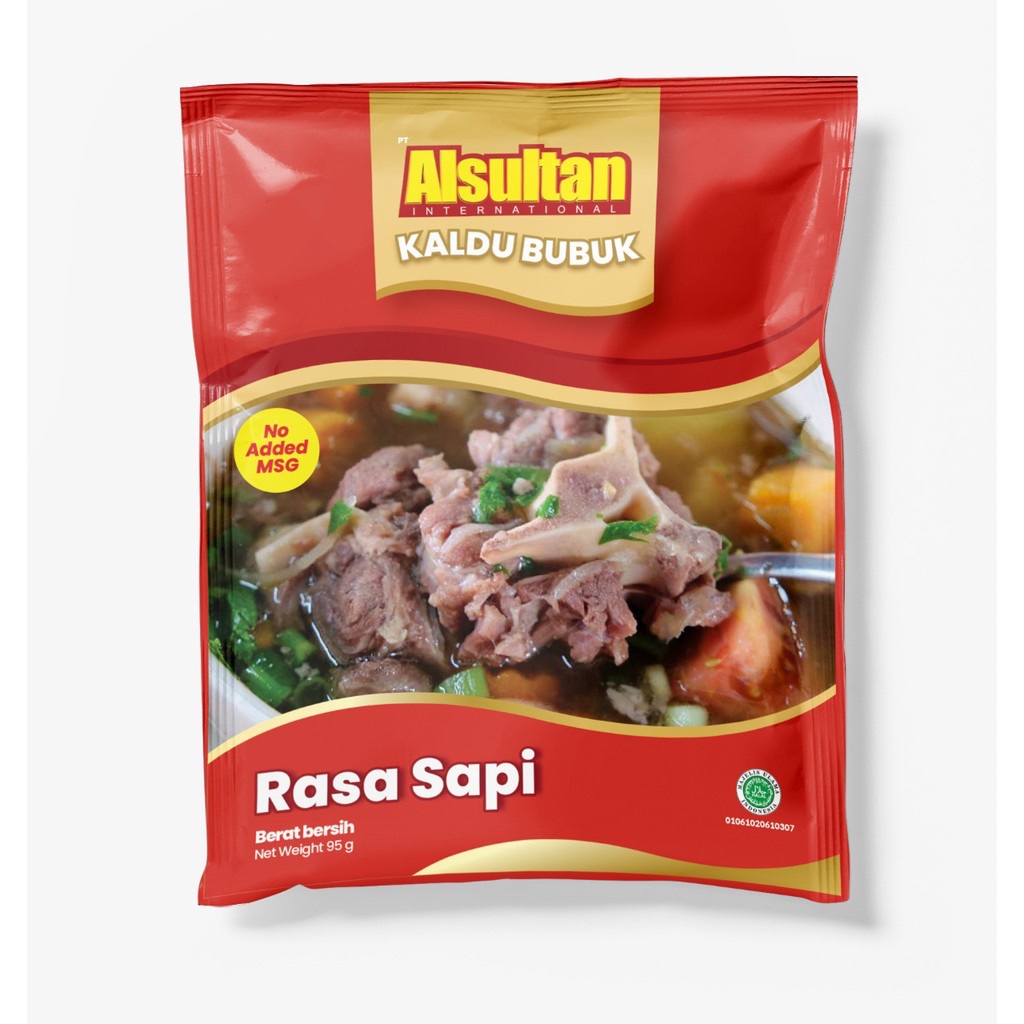 

TERMURAH Alsultan - Kaldu Sachet Sapi Non MSG - 95gr 95gram 95g