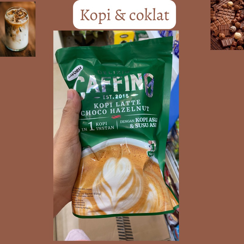 

Delizio Caffino dengan Kopi asli & susu asi
