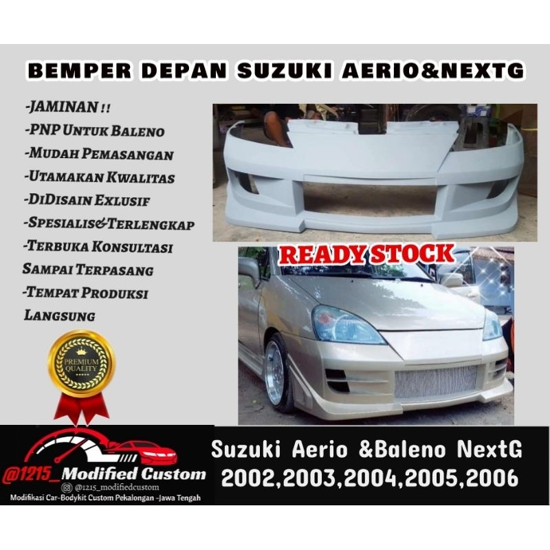 Bemper depan Suzuki Aerio&nextg modif