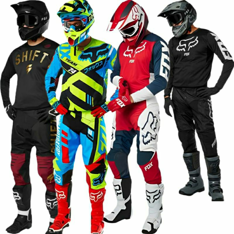 setelan sport olahraga baju trail motor cross lengkap motocross gunung downhill trabas adventure