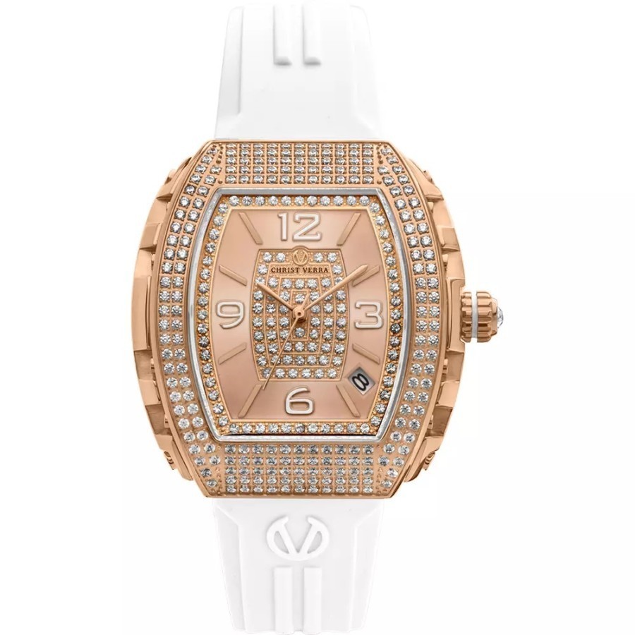 Jam Tangan CHRIST VERRA Wanita CV 53602L-35 RG Limited Edition Original