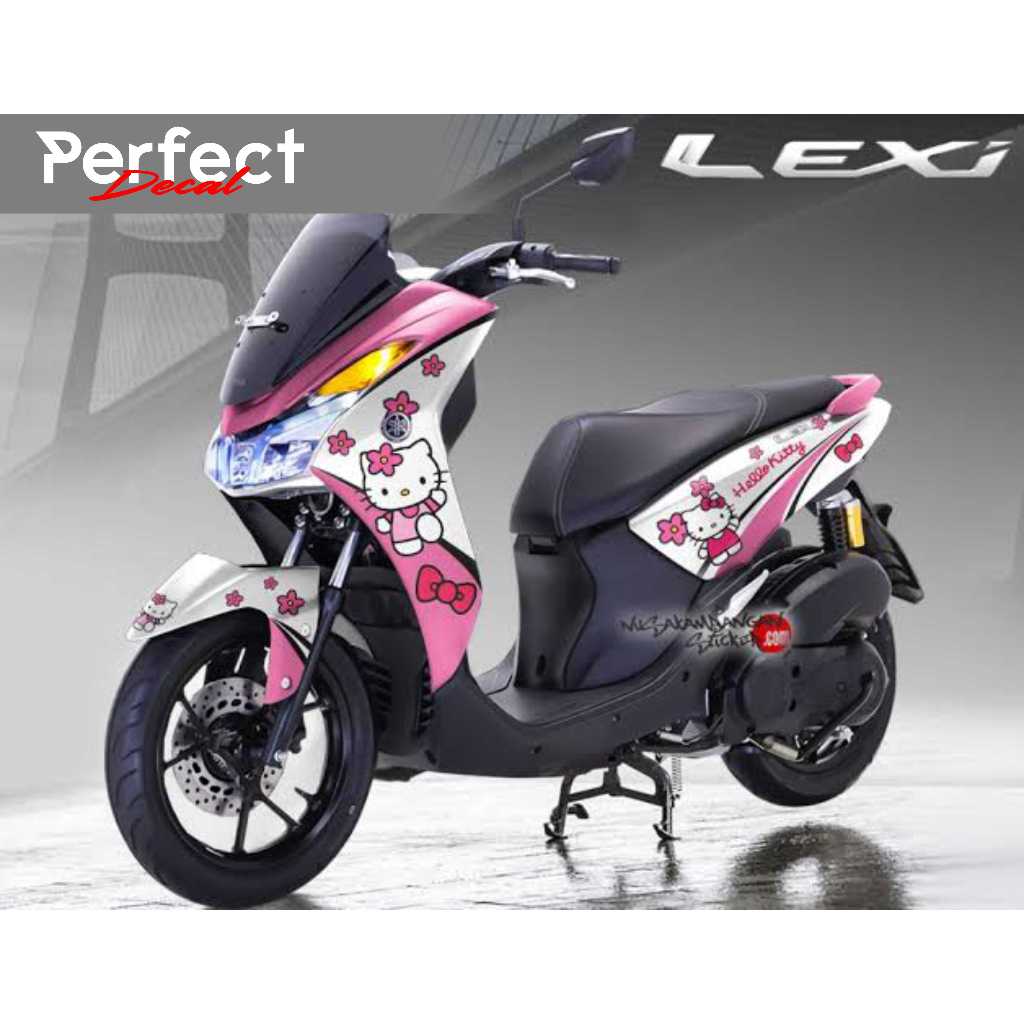 Decal Stiker Motor YAMAHA LEXI 125 / LEXI S OLD / NEW TSUM TSUM / HELLO KITTY Full Body Sticker Cust
