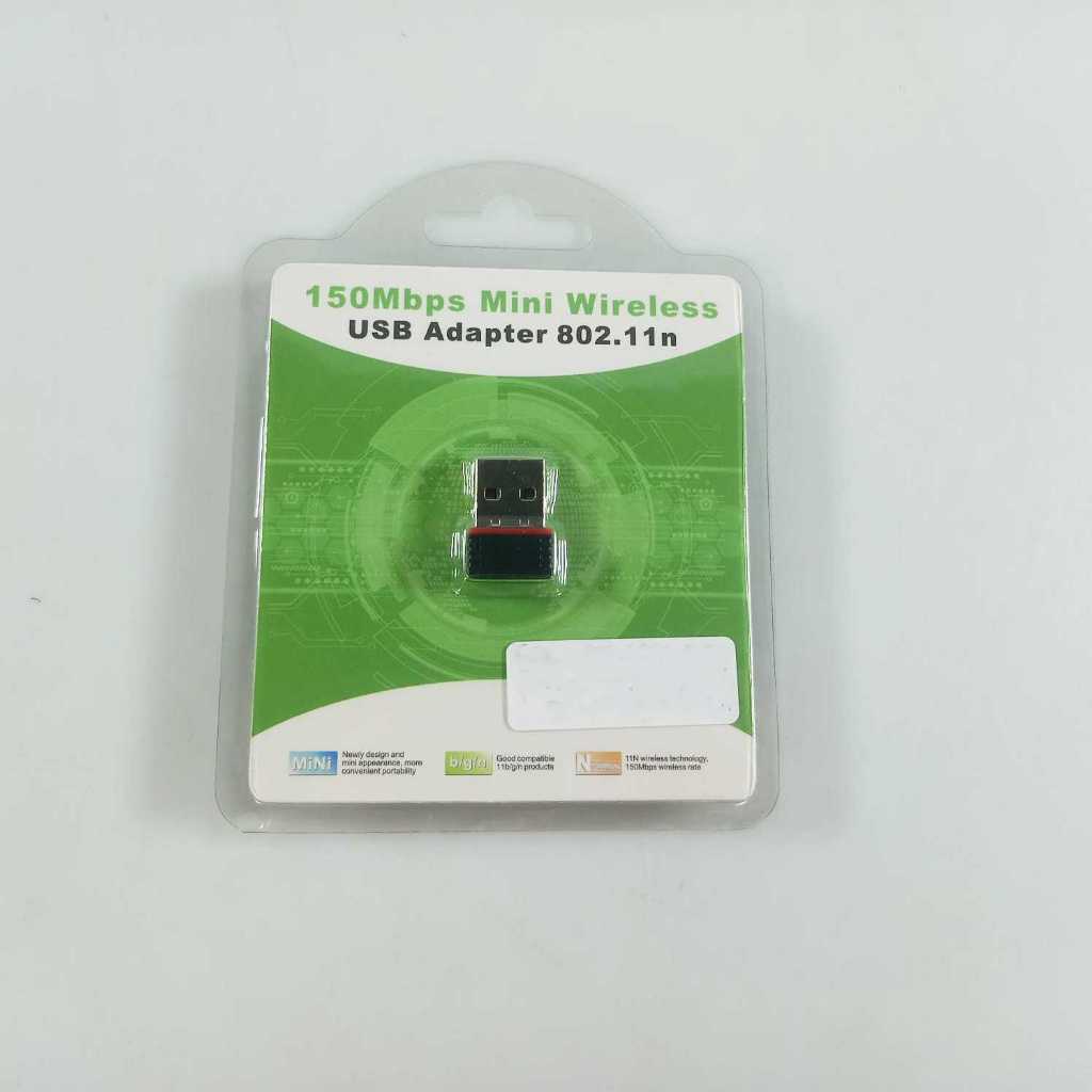 WiFi USB Adaptor Dongle Wireless Konektor Windows Linux Ios 150 MB/s