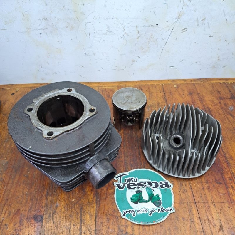 blok generic 177cc italy head vespa excel exclusive px ps super sprint