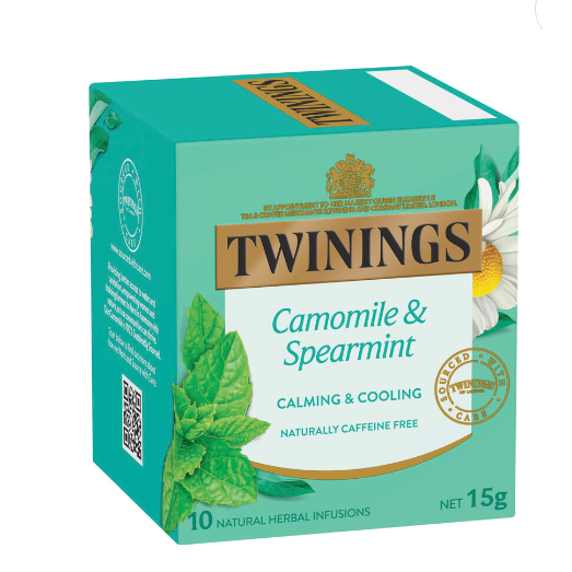 

Twinings Chamomile & Spearmint Herbal Infusions Tea Bags 10 pack | 15g