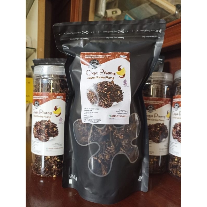 

COGA PISANG OLEH-OLEH KHAS JEPARA PISANG KRISPY COKLAT PISANG COKLAT KRIPIK PISANG COKLAT COGA PISANG JEPARA
