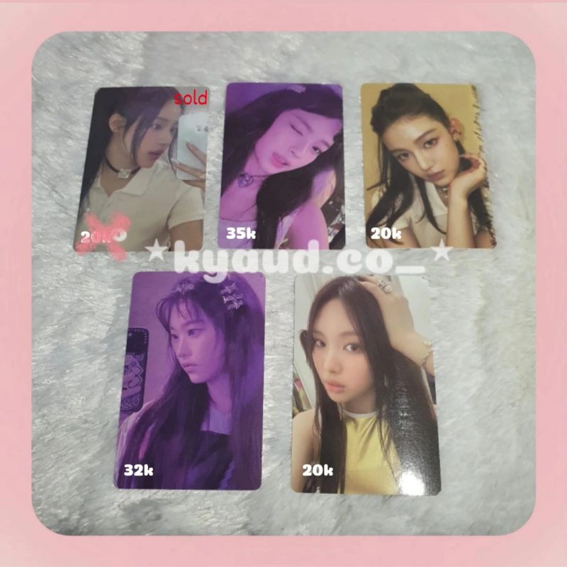 [READ DESK] OFFICIAL PHOTOCARD NEWJEANS - GET UP WEVERSE ALBUM