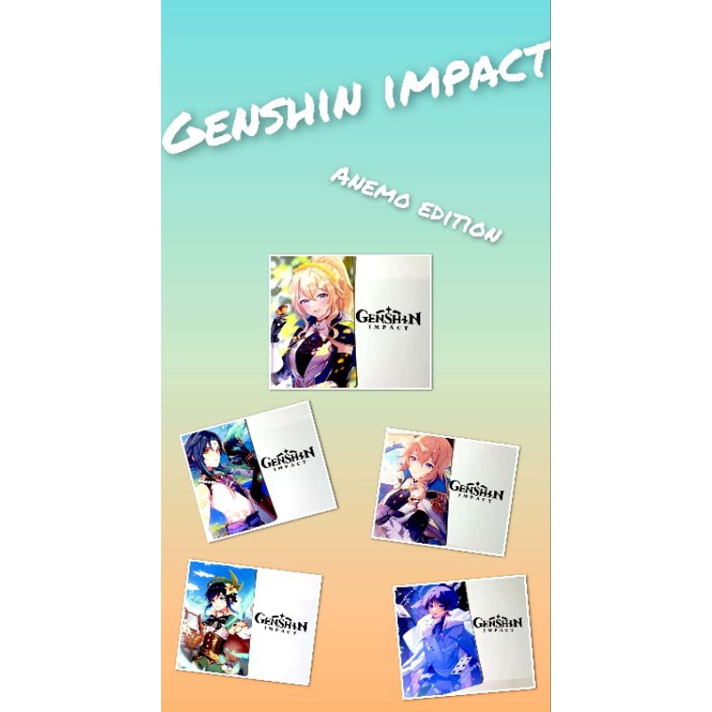 Photocard Genshin impact Anemo