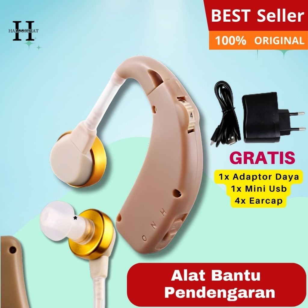 Alat Bantu Dengar Charger Alat Bantu Pendengaran Telinga Cas Orang Tua Anak Hearing Aid Original ABD