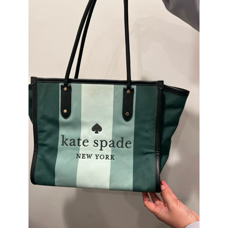 [PRELOVED] Kate Spade Ella Tote Bag Multi Green