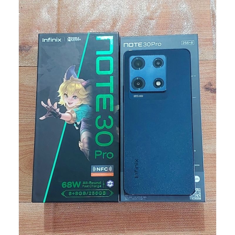 INFINIX NOTE 30 PRO 8/256 SECOND MULUS FULLSET ACC LENGKAP