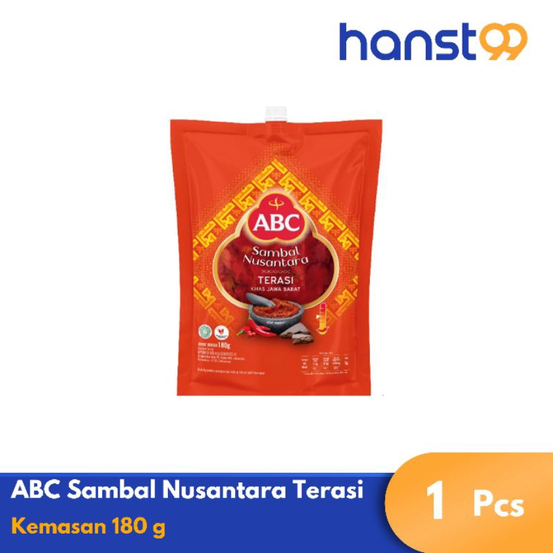 

Abc Sambal Nusantara Terasi 180 g