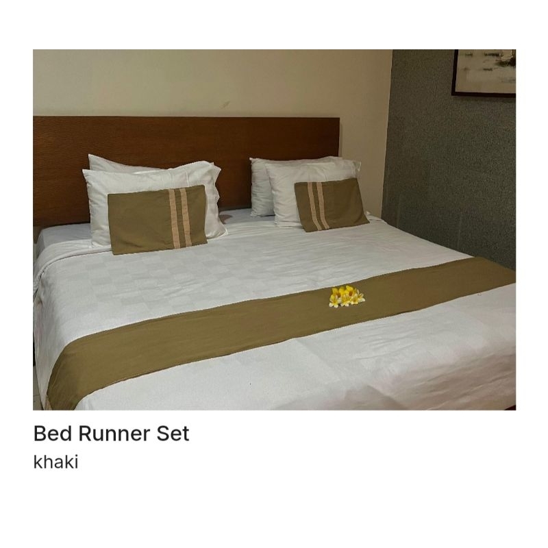 bed Runner set ex hotel