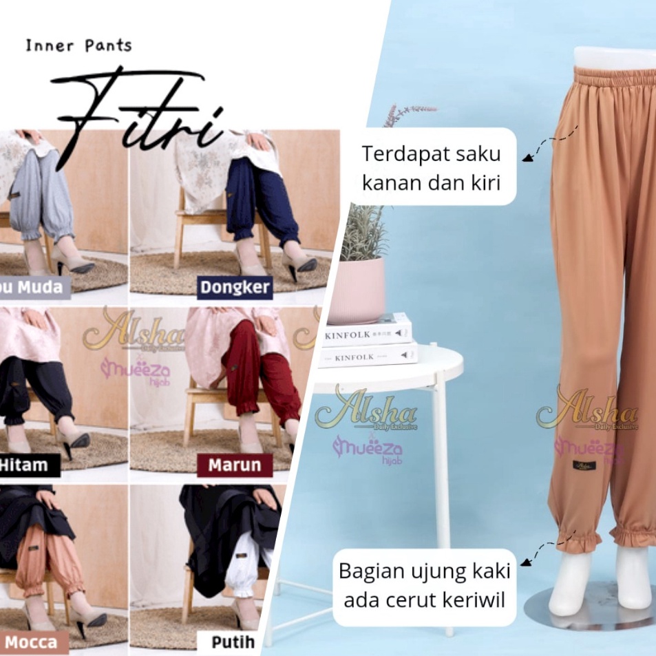 Pusat Pembelian  Grosir Celana Daleman Gamis Celamis Legging Wanita Inner Pants Remaja Dewasa Jumbo 