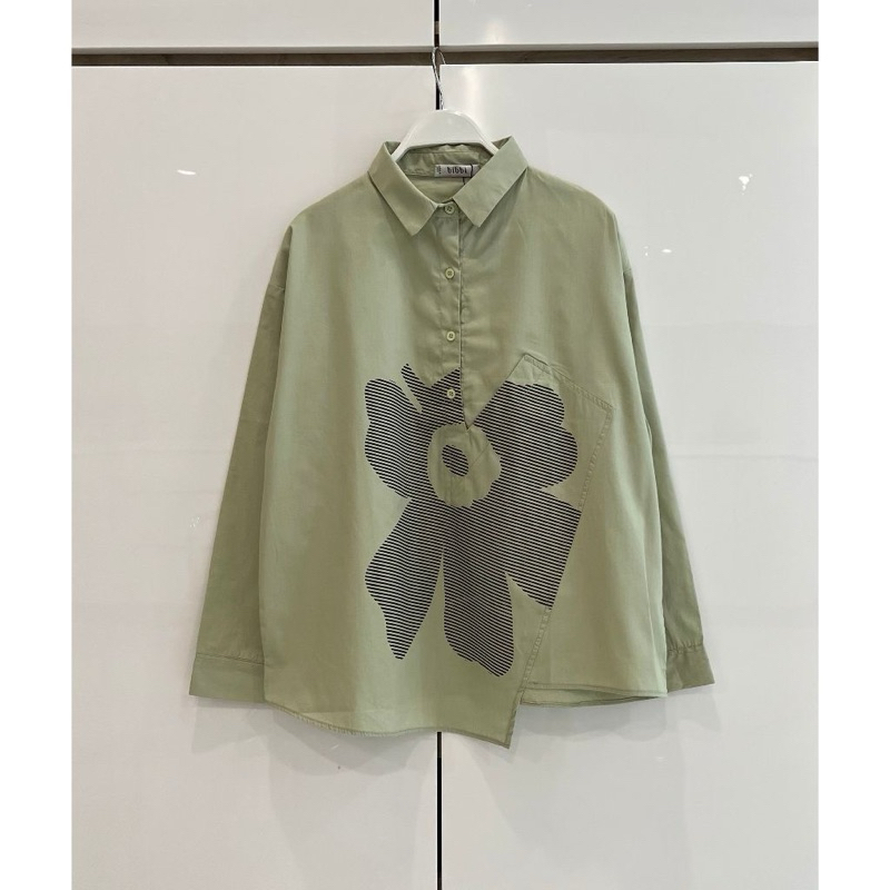 Peony Shirt | Kemeja Wanita SAGE GREEN (New)