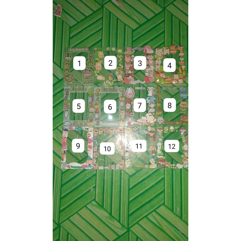 

toploader deco stiker(harus tambahan packing!!)