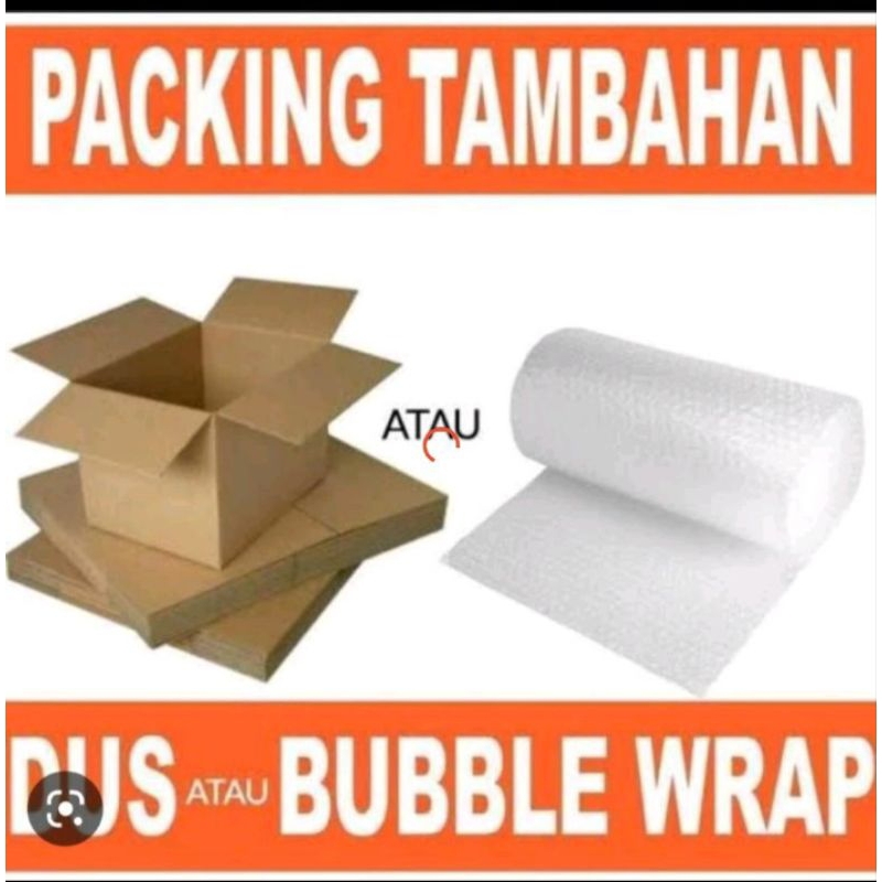 

PACKING EXTRA LEBIH SAFETY BUBBLE WARP DAN DUOBLE KARDUS