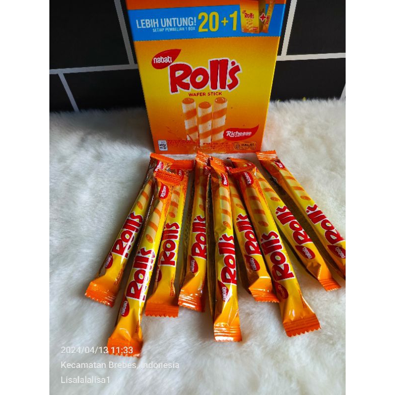 

Nabati Roll's isi 20 + 1pcs