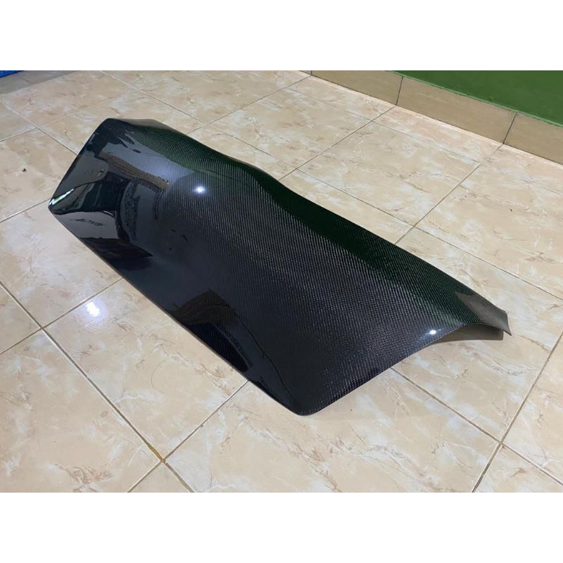 cover bagasi Yaris lama carbon kevlar