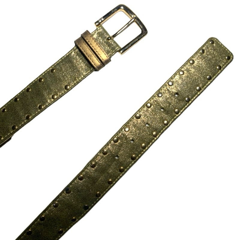 Y2k Gold buckle belt