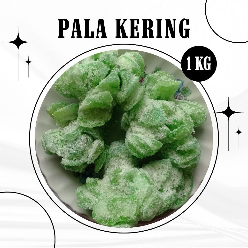 

PALA ASTER 1 KG PALA GULA PALA KERING PALA KIPAS MANISAN BUAH PALA