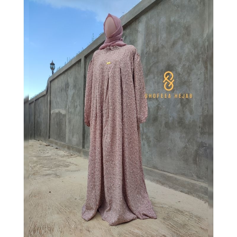 Gamis Jumbo ld 130 gamis premium jumbo bunga kecil