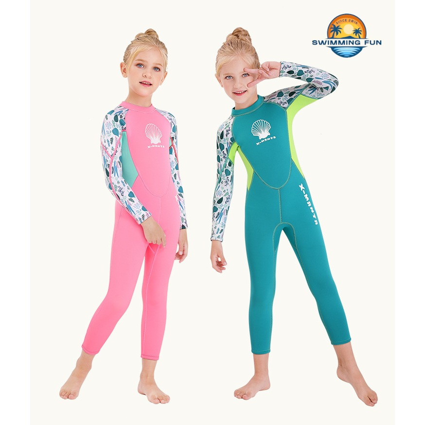 swimming fun - Baju Renang Anak Diving Neoprene 2.5MM Dive and Sail Wetsuit Snorkling Diving Anti UV