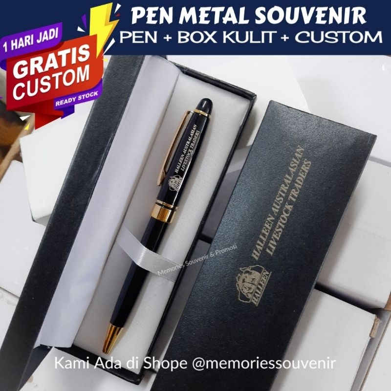 

Pen Metal model Montblanc FREE CUSTOM LOGO NAMA / Pen gratis custom pen souvenir pen cetak logo pen cetak nama pen sablon logo pwn sablon nama pen promosi