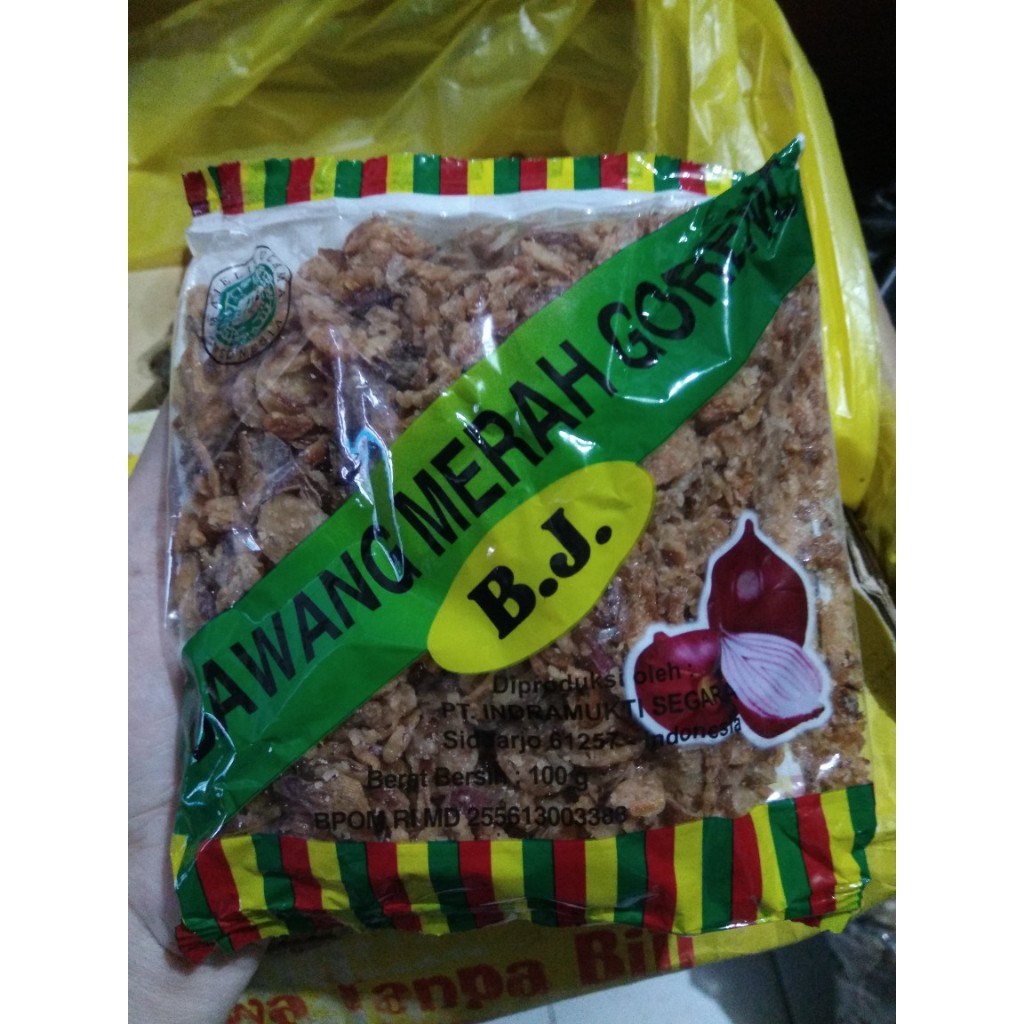

BAWANG MERAH GORENG/BAWANG GORENG BJ 100 GR