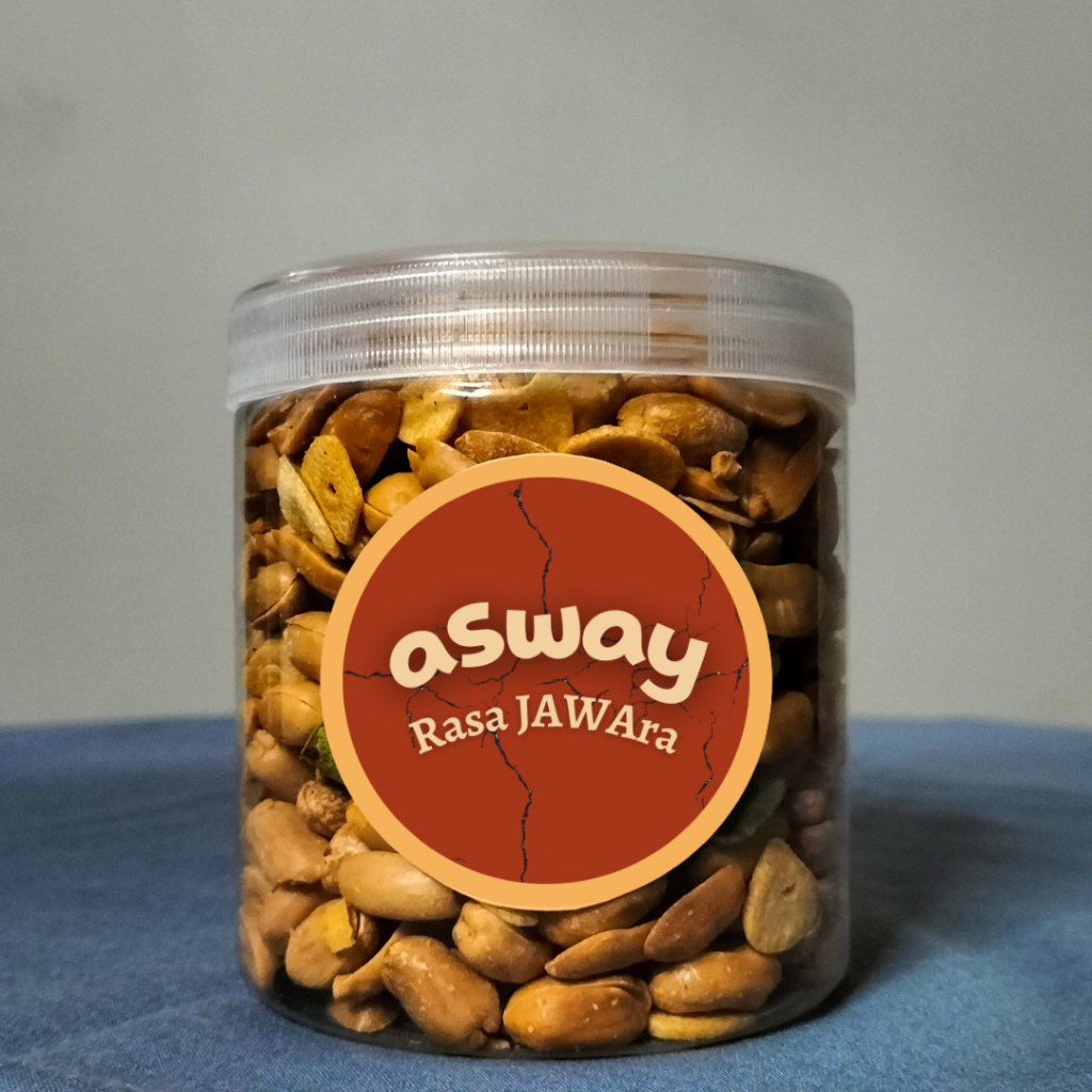 

Kacang bawang cemilan praktis makanan travel kacang goreng kacang daun jeruk kacang garing kacang renyah kacang crispy suguhan makanan ringan 275 gr