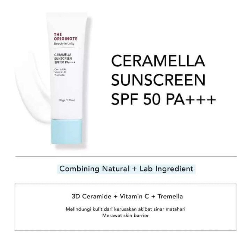 ORIGINOTE SUNSCREEN CERAMELLA SPF 50 PA +++, SUNCREEN, SUNSCREEN SPF 50 PA +++