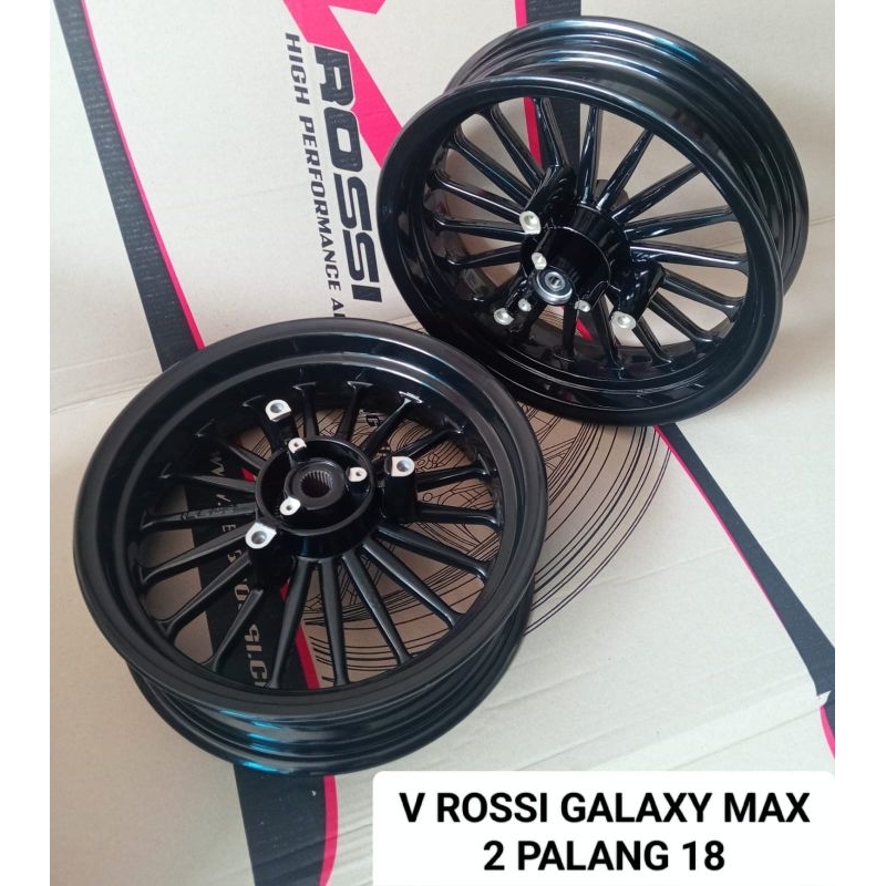velg V Rossi tipe galaxy 2 ring 13 lebar 350/400 PNP nmax new 155