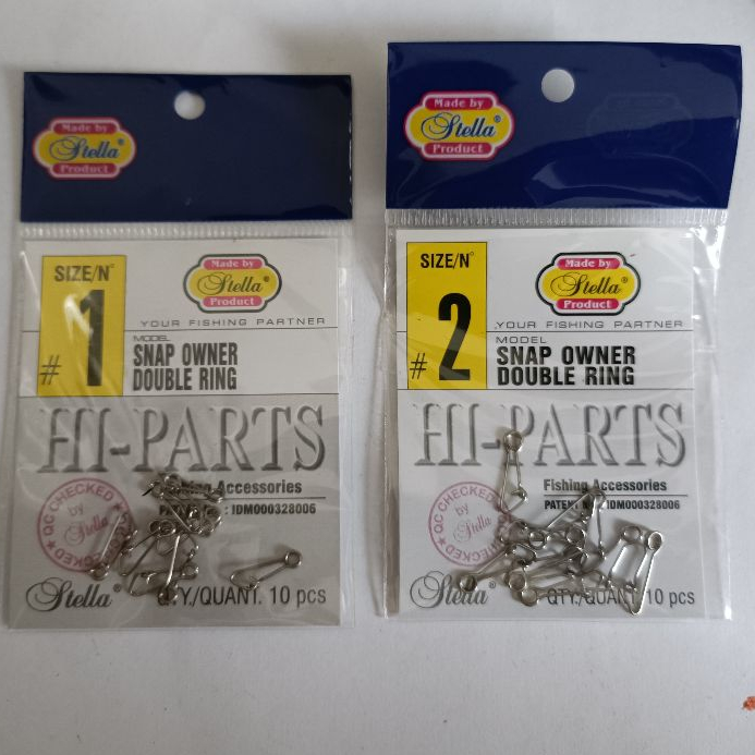 SNAP STELLA OWNER DOUBLE RING KEMITI PENITI HOOK PANCING