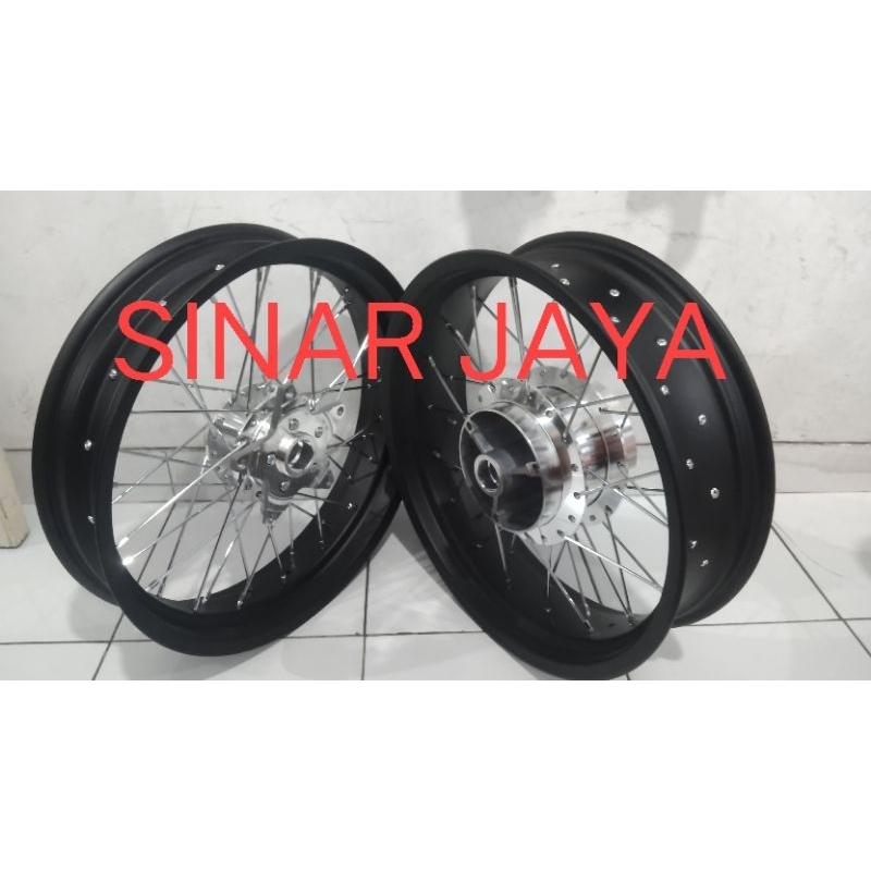 sepaket velg jari 450 350 300 17 yamaha xsr 155 Vixion r vva R15 v3 mt25 r25 cbx