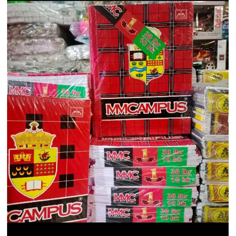 

buku MMC CAMPUS 38L (1pk isi 10buku)UK Quarto
