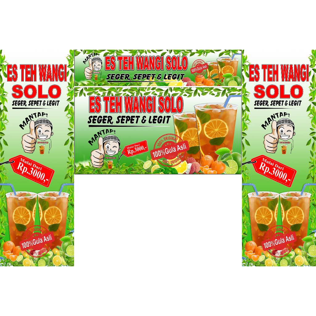 Stker es teh manis solo