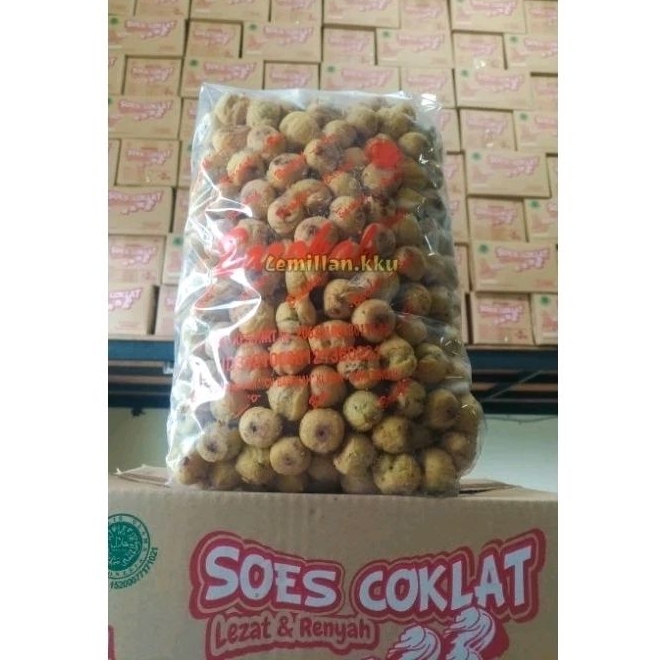 

2Kg Soes Coklat / Kue Sus Cokelat Lezat dan Renyah