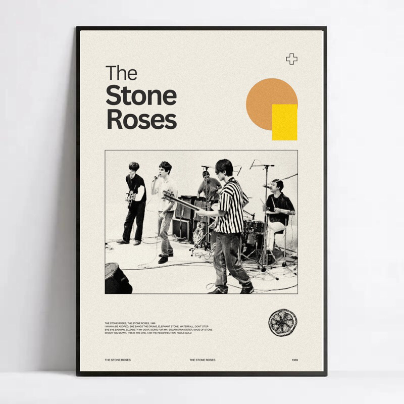 Poster Frame - The Stones Roses - The Stone Roses