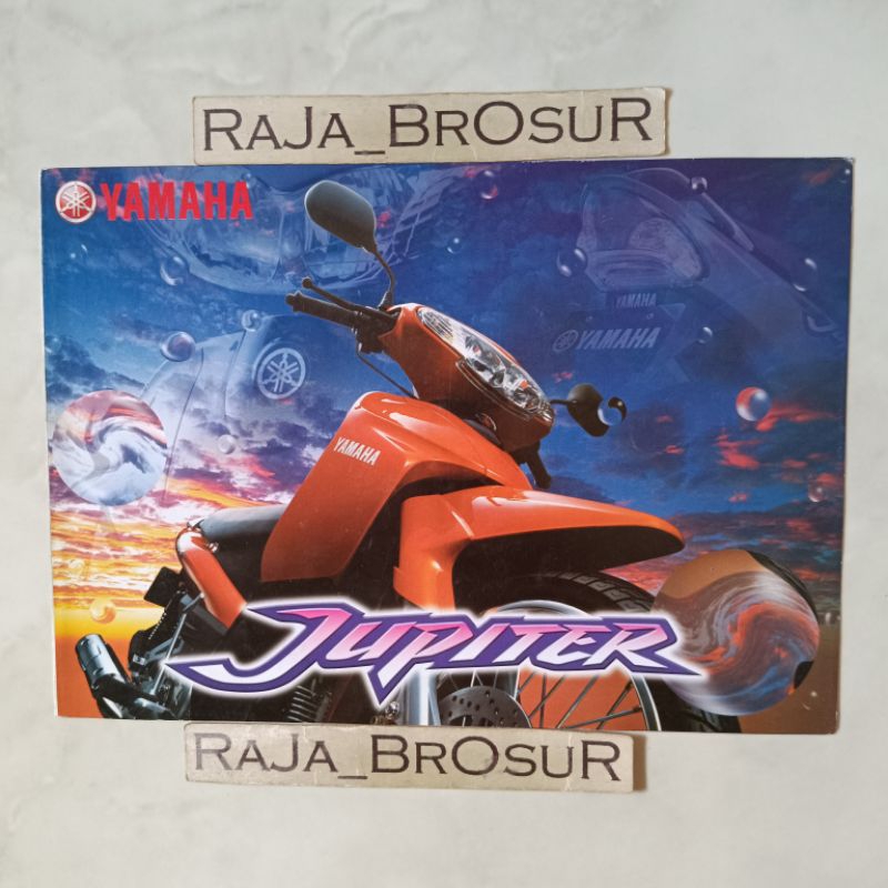 Poster brosur katalog leaflet jadul lawas Yamaha Jupiter 2001
