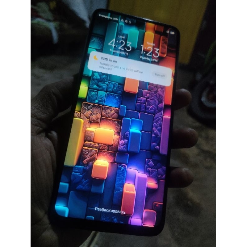 xiaomi note 9 Pro Minus TC Gk Gerak