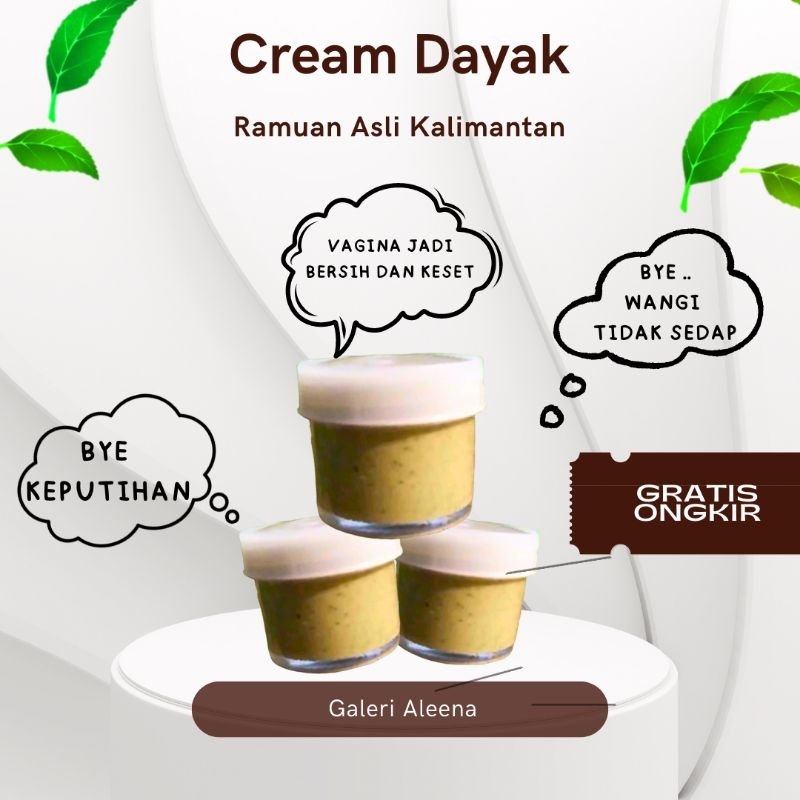Cream Dayak Asli Kalimantan/ Ramuan Dayak Kalimantan