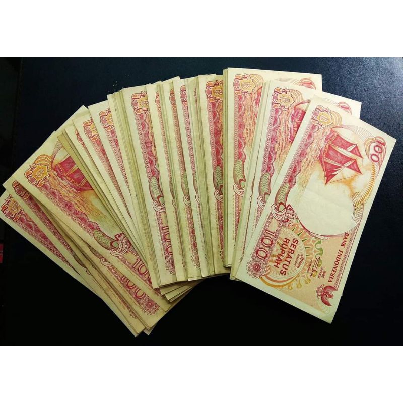 100 perahu pinisi uang kuno asli