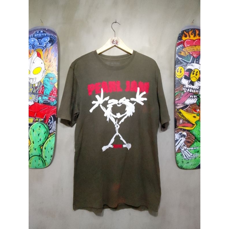 kaos band pearl jam original