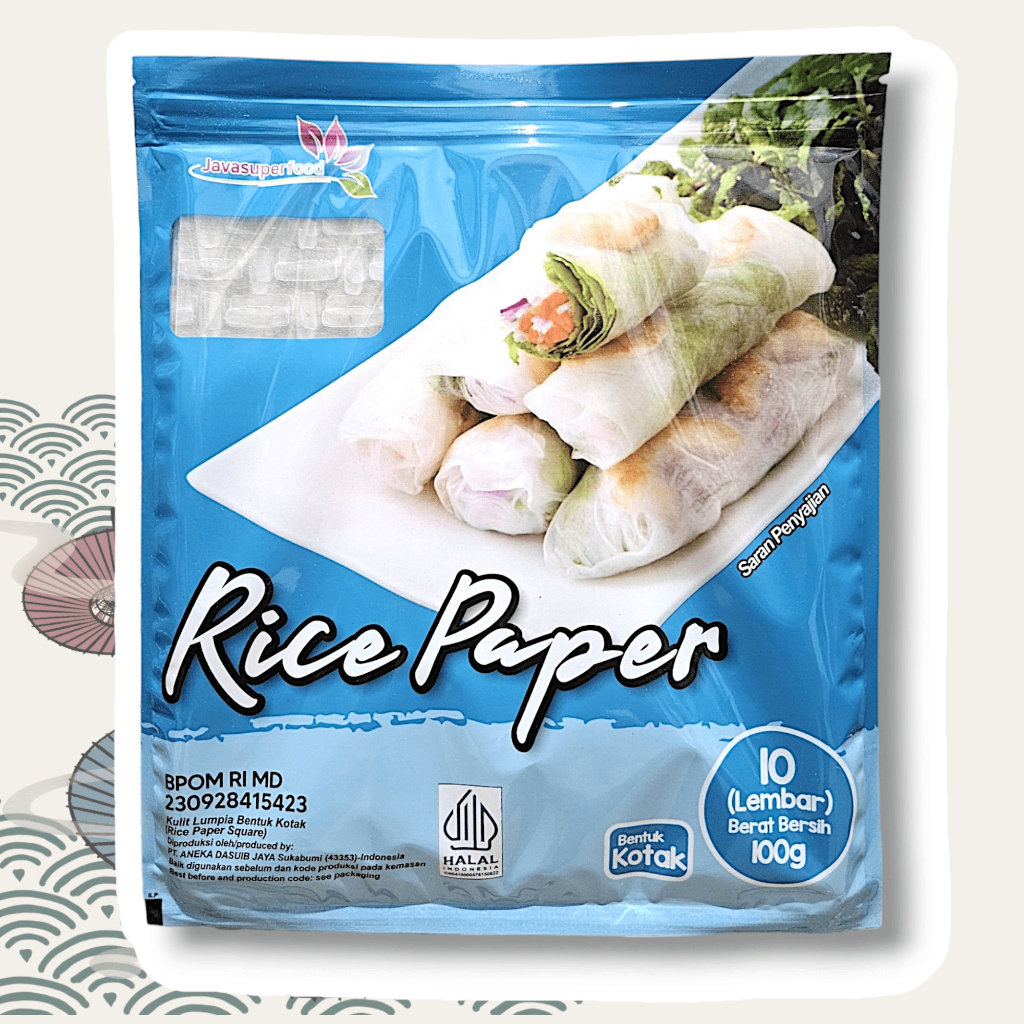 

Rice Paper Kulit Lumpia Kotak 10 Lembar 100gr