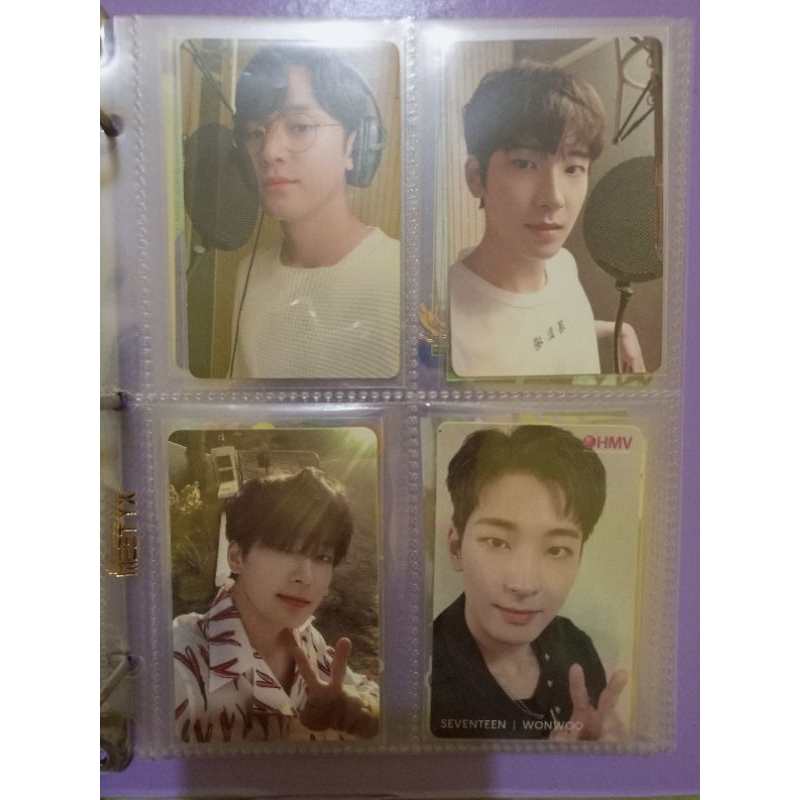 Photocard SEVENTEEN-Semicolon Henggarae Hmv Henggarae Mingyu Wonwoo