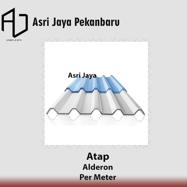 Atap Alderon 830 Atap uPVC 10mm dengan 5 Gelombang - Pekanbaru / Harga per meter