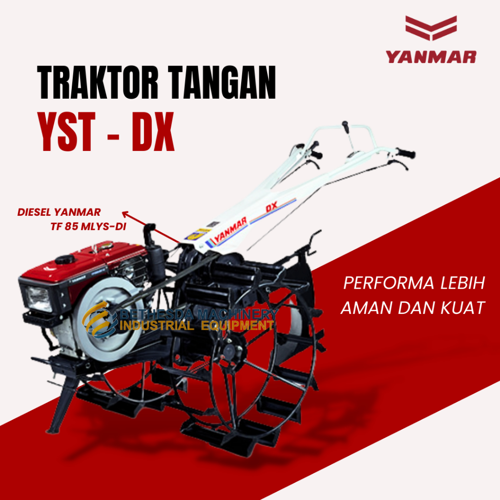 Mesin Traktor Sawah Yanmar Tiller / Hand Traktor YST-DX