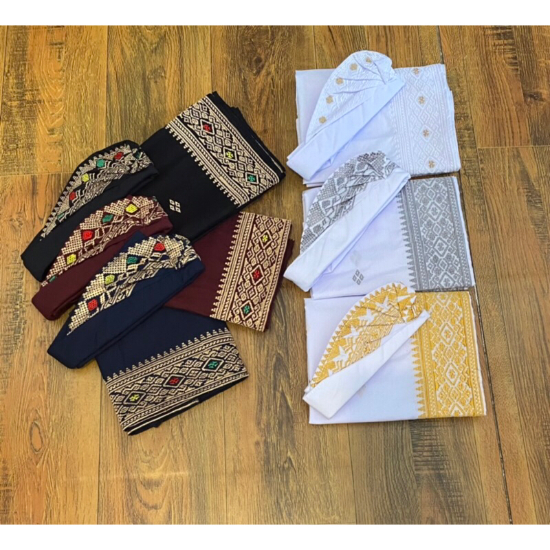 saput bordir set udeng